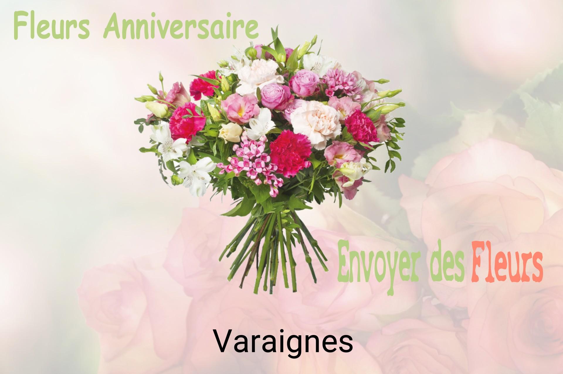 Bouquet de fleurs d’anniversaire livré à Varaignes